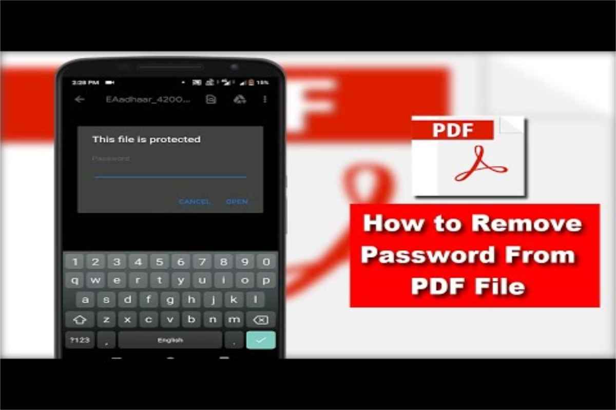 How To Remove Password From Pdf In Mobile